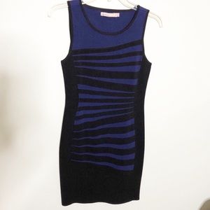 Karen Millen striped bodycon fitted dress
